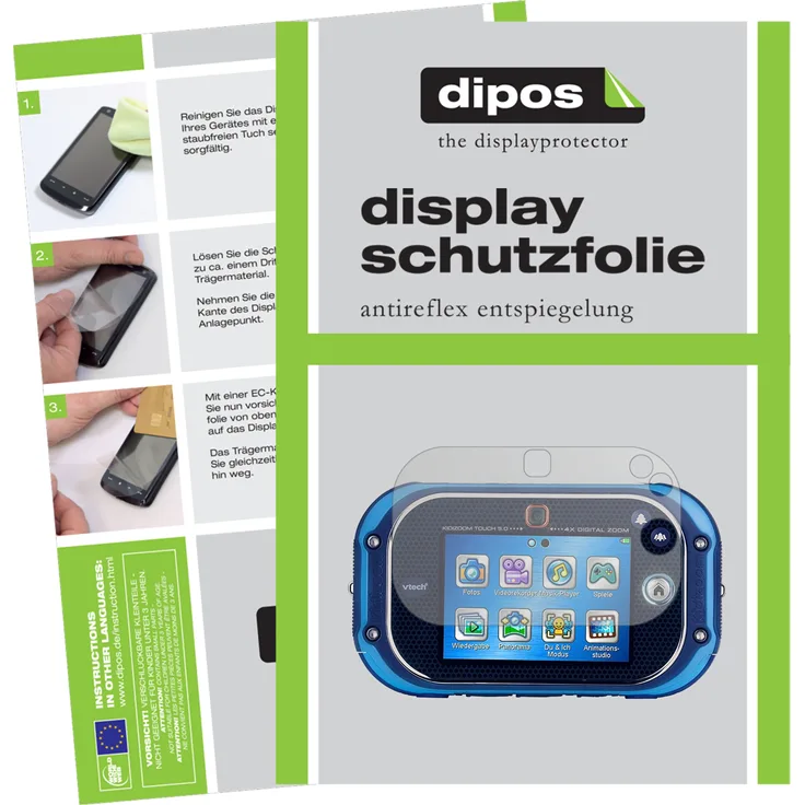 dipos 6x Schutzfolie matt kompatibel mit Vtech Kidizoom Touch 5.0 Folie Displayschutzfolie