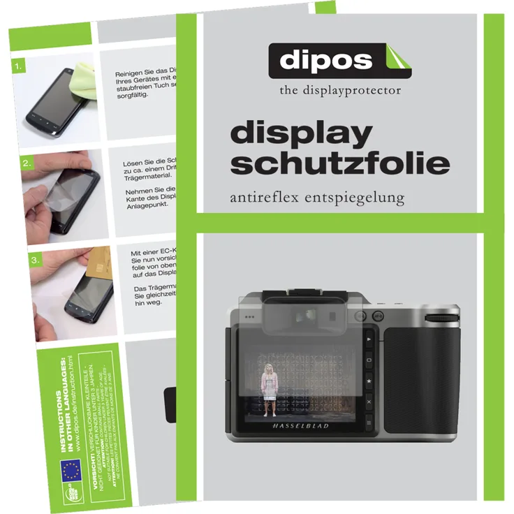 dipos 2x Schutzfolie matt kompatibel mit Hasselblad x1D II 50C Folie Displayschutzfolie