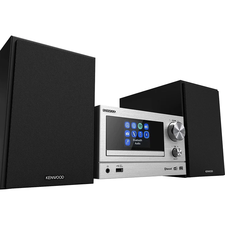 Kenwood M-7000S Mini-Anlage, silber – Bild 1