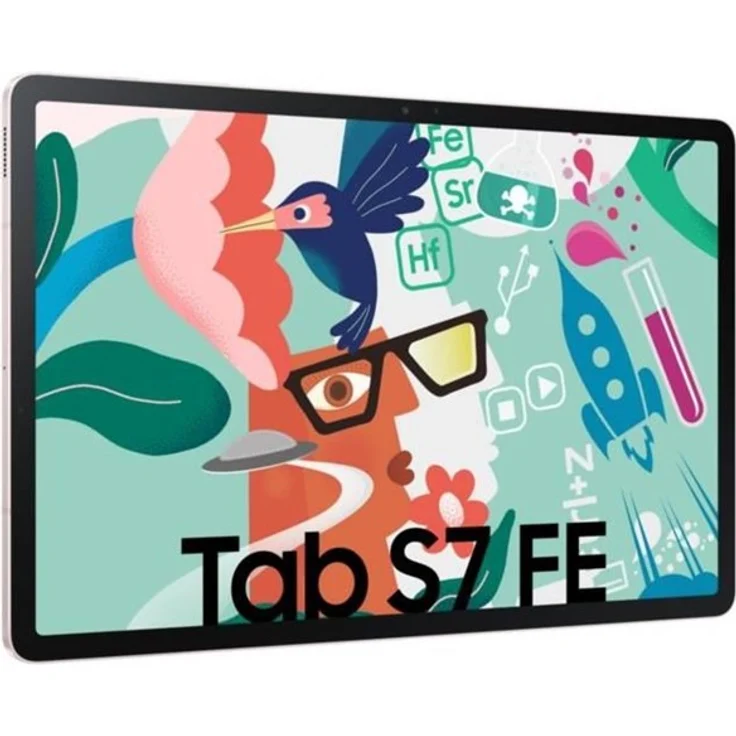 Samsung Galaxy Tab S7 FE T733 Quad-HD-Auflösung 12,4 Zoll, WLAN-Tablet, Octa-Core, 4 GB RAM, 64 GB Speicher, Android, Mystic Pink (SM-T733NLIA) – Bild 8