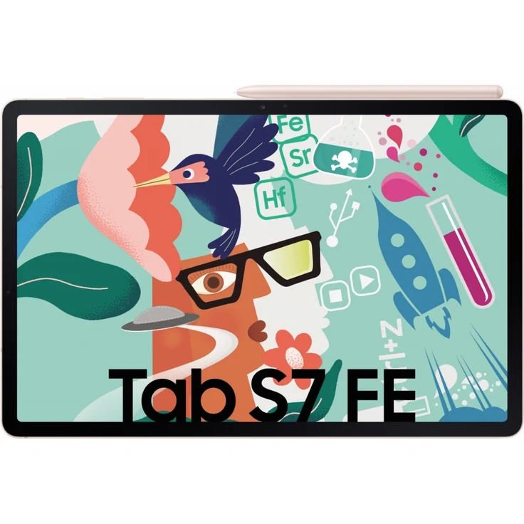 Samsung Galaxy Tab S7 FE T733 Quad-HD-Auflösung 12,4 Zoll, WLAN-Tablet, Octa-Core, 4 GB RAM, 64 GB Speicher, Android, Mystic Pink (SM-T733NLIA) – Bild 11