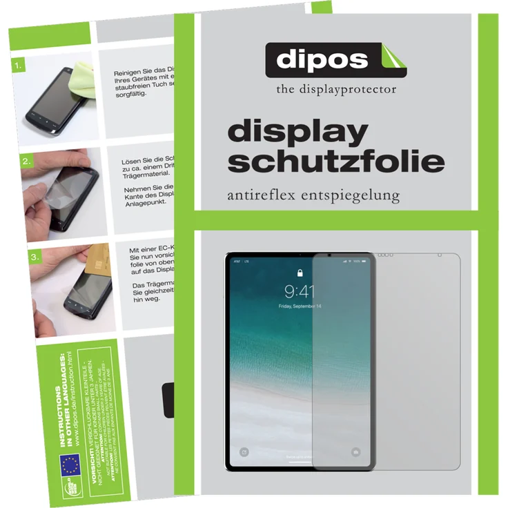 dipos 2x Schutzfolie matt kompatibel mit Apple iPad Pro 11 Zoll (2018) Folie Displayschutzfolie – Bild 1