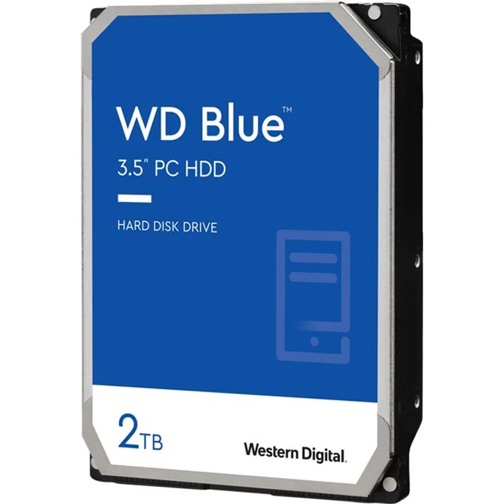 WD Blue WD20EZBX - Festplatte - 2 TB - intern - 3.5 Zoll (8.9 cm) - SATA 6Gb/s - 7200 rpm - Puffer: 256 MB