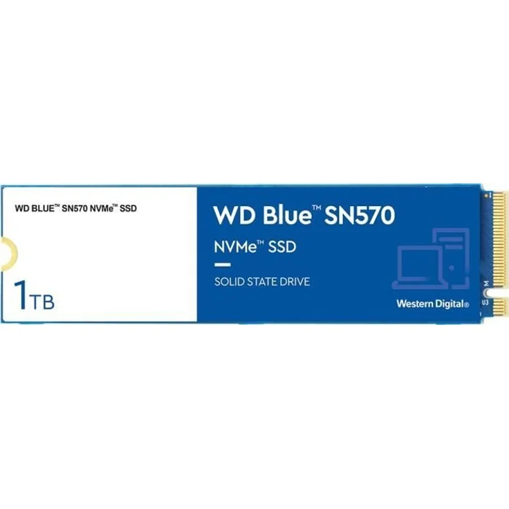 Western Digital WD Blue SN570 M.2 1000 GB PCI Express 3.0 NVMe (WDS100T3B0C) – Bild 1