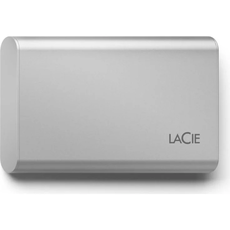 LaCie Portable SSD STKS1000400 - Solid-State-Disk - 1 TB - extern (tragbar) - USB (USB-C Steckverbinder) - Moon Silver - mit Seagate Rescue Data Recovery – Bild 2