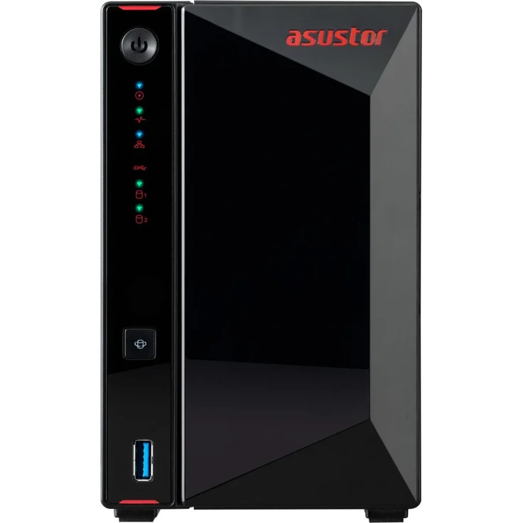 Asustor Nimbustor 2 NAS Desktop Eingebauter Ethernet-Anschluss Schwarz J4005 (AS5202T) – Bild 1