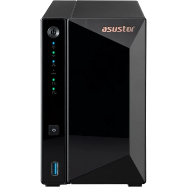 Asustor AS3302T NAS & Speicherserver Eingebauter Ethernet-Anschluss Schwarz RTD1296 (AS3302T) – Bild 1