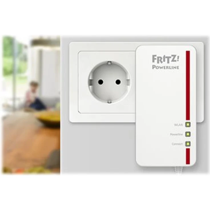 FRITZ! Powerline 1260E 1200 Mbit-s Eingebauter Ethernet-Anschluss WLAN Weiß 1 Stück(e) (20002824) – Bild 6
