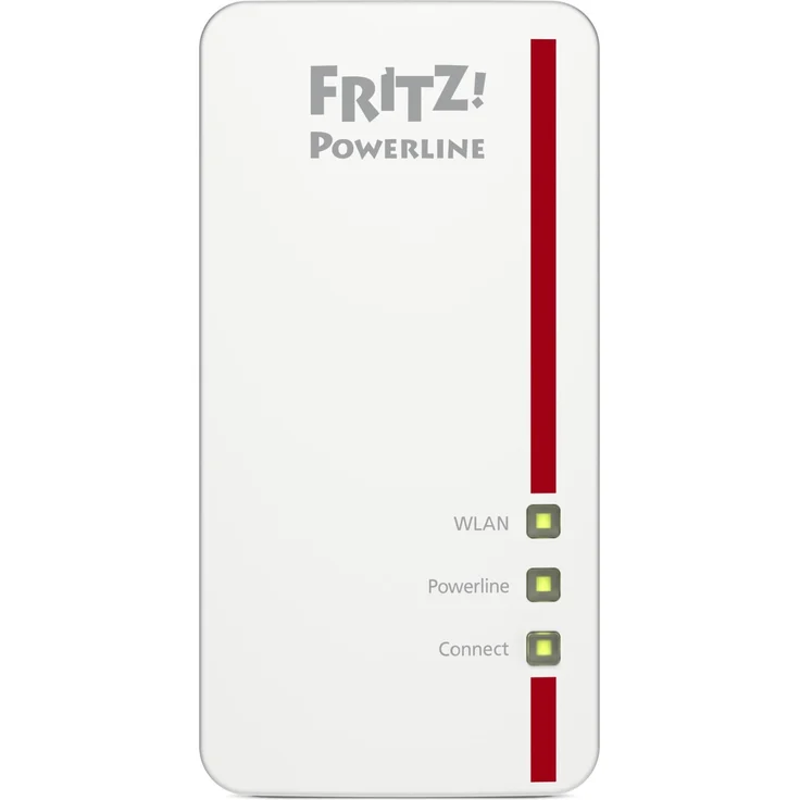 FRITZ! Powerline 1260E 1200 Mbit-s Eingebauter Ethernet-Anschluss WLAN Weiß 1 Stück(e) (20002824) – Bild 3