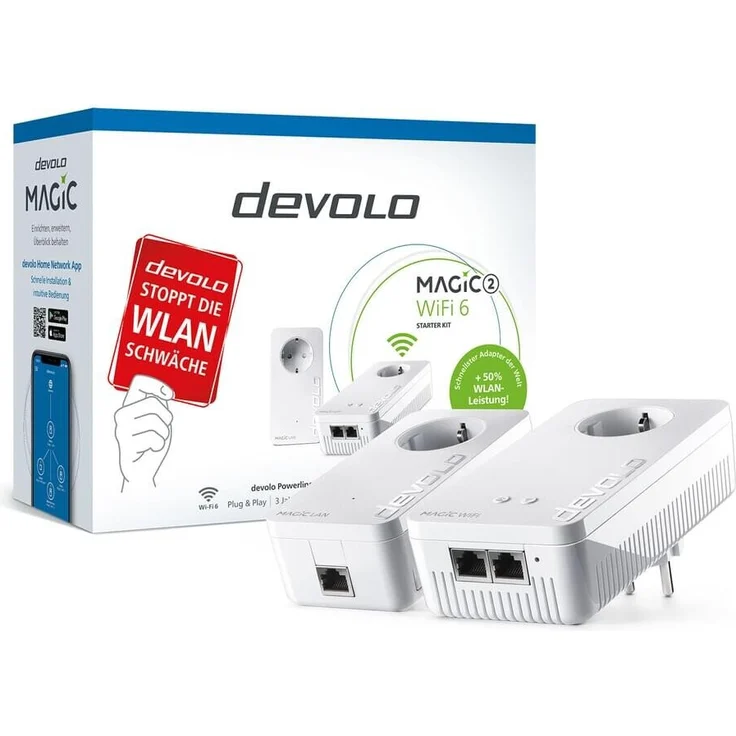 devolo Magic 2 WiFi 6 Starter Kit (2400 Mbit-s, 2x GB LAN, Mesh, Access Point) – Bild 2