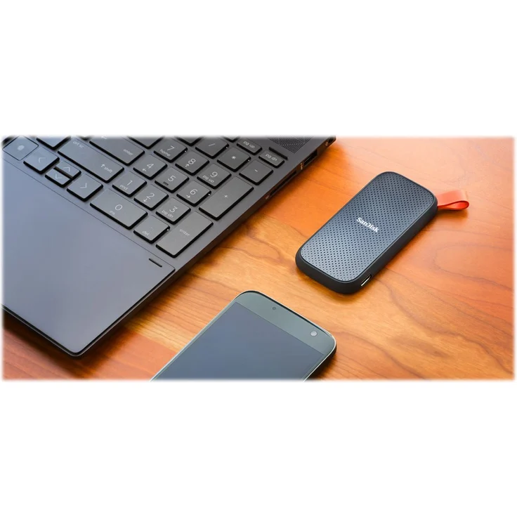 SanDisk Portable - Solid-State-Disk - 2 TB - extern (tragbar) - USB 3.2 Gen 2 (USB-C Steckverbinder) – Bild 5