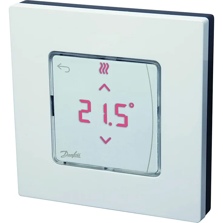 Danfoss 088U1081 Devi Icon Raumthermostat Funk mit Display, weiß