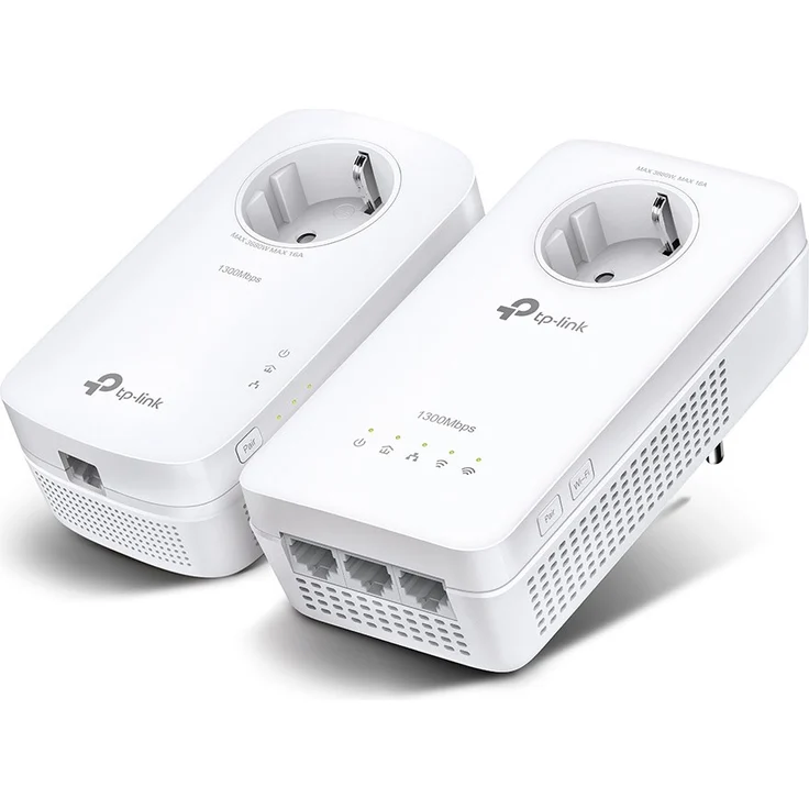 TP-Link AV1300 AC1200 Gigabit Passthrough Powerline ac Wi-Fi Kit, 2er-Pack – Bild 1