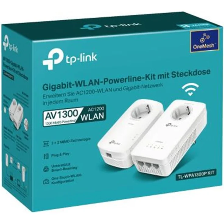 TP-Link AV1300 AC1200 Gigabit Passthrough Powerline ac Wi-Fi Kit, 2er-Pack – Bild 4