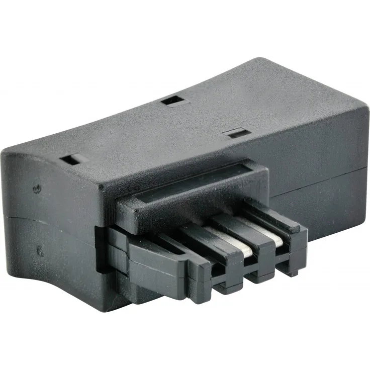 Schwaiger TAE-DSL Steckeradapter, schwarz