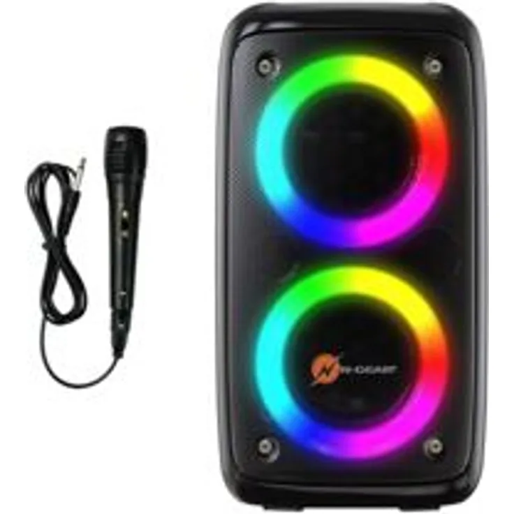 N-Gear Bluetooth Speaker Party Playback-Mikro-LED schwarz