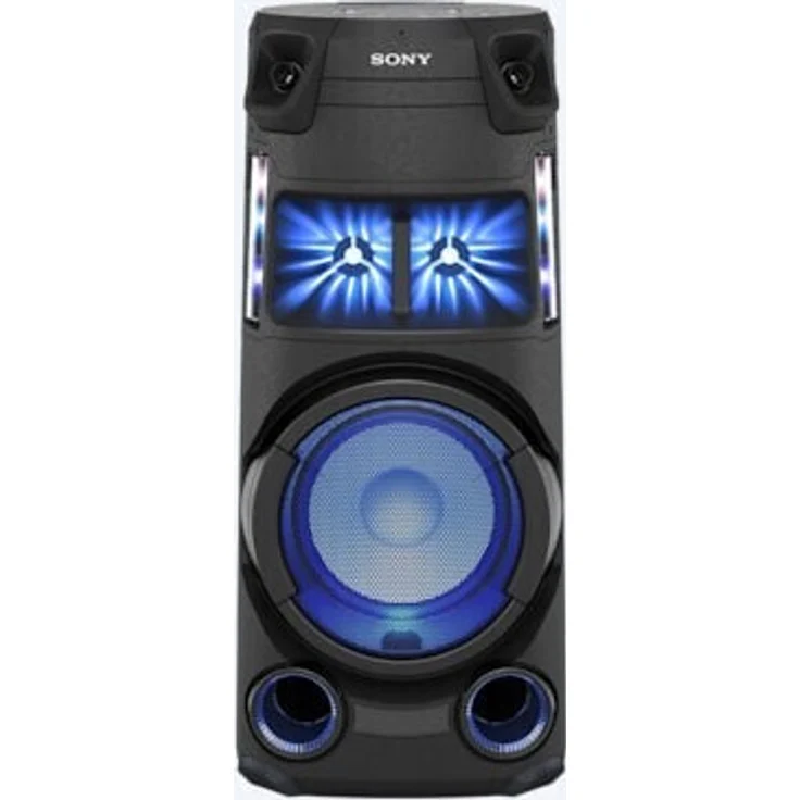Sony MHC-V43D Mobiler Lautsprecher Audiosystem Bluetooth CD DVD HDMI DAB schwarz – Bild 1
