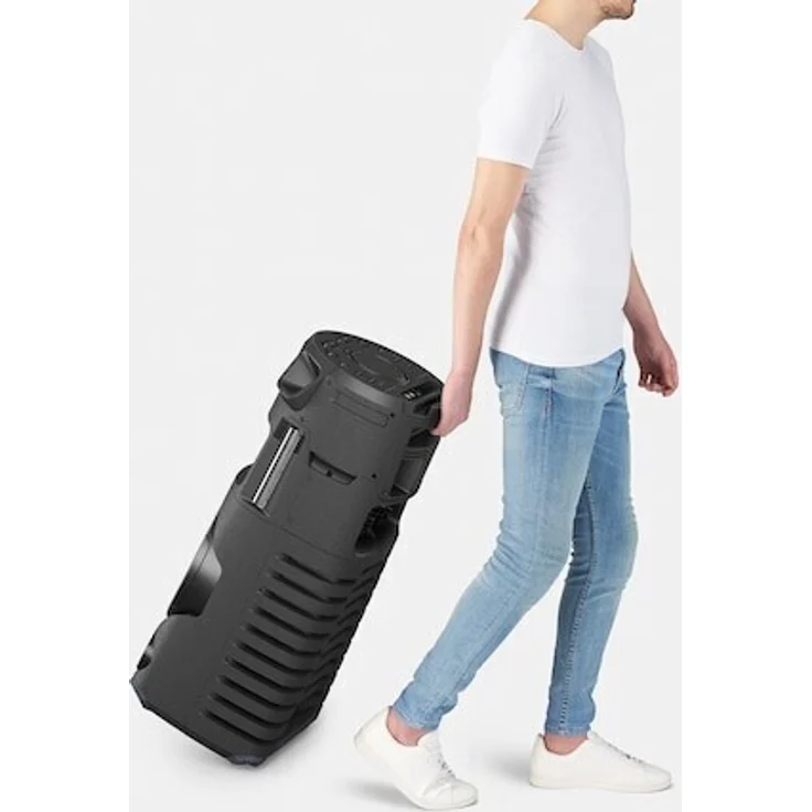 Sony MHC-V43D Mobiler Lautsprecher Audiosystem Bluetooth CD DVD HDMI DAB schwarz – Bild 5