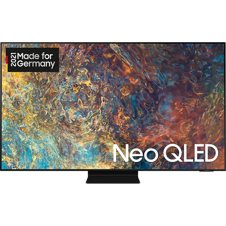 Samsung GQ43QN90AAT 108 cm (43 Zoll) Neo QLED Mini LED Smart TV (Ultra HD, HDR, Direct LED) Twin-HD-Triple-Tuner (Sat, Antenne, Kabel) Modelljahr 2021 Energieklasse G (DE-Modell) – Bild 1