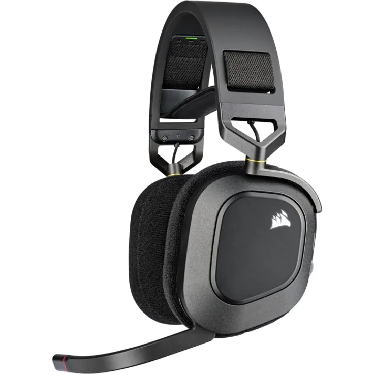 Corsair HS80 RGB WIRELESS Premium-Gaming-Headset Dolby Atmos PS4 PS5 PC Carbon