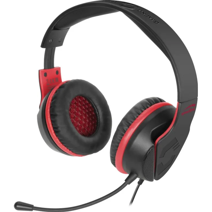 SpeedLink HADOW Gaming Headset 2x 3.5 Klinke (Mikro-Kopfh.) schnurgebunden Over Ear Schwarz