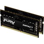 Kingston Fury Impact 32GB DDR4 SO-DIMM 2666 CL15 (2x16GB) KF426S15IB1K2-32 - Preisvergleich