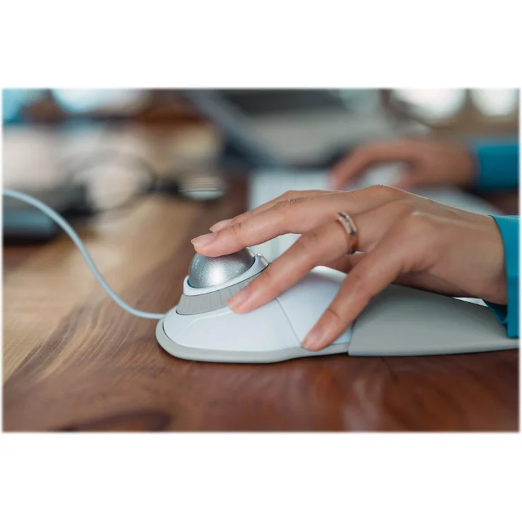 Kensington Orbit Trackball mit Scroll Ring — weiß (K72500WW) – Bild 10