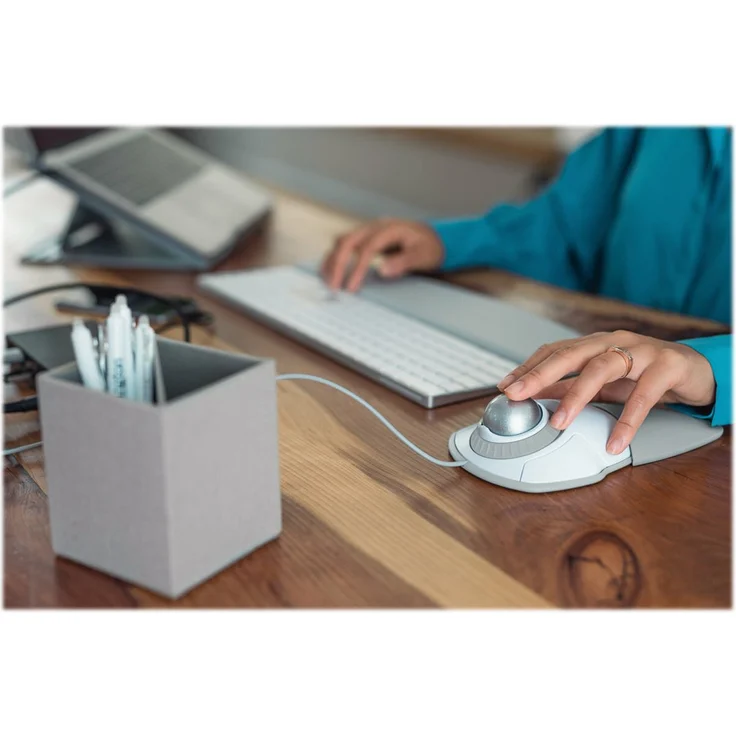 Kensington Orbit Trackball mit Scroll Ring — weiß (K72500WW) – Bild 11