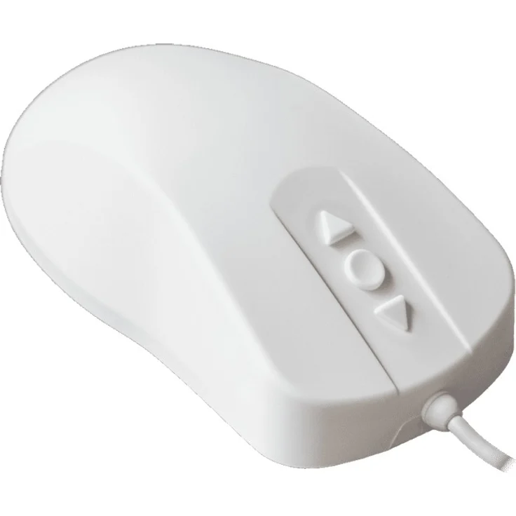 CHERRY AK-PMH12 Maus Beidhändig USB Typ-A Optisch 1000 DPI (AK-PMH12OB-US-W) – Bild 1