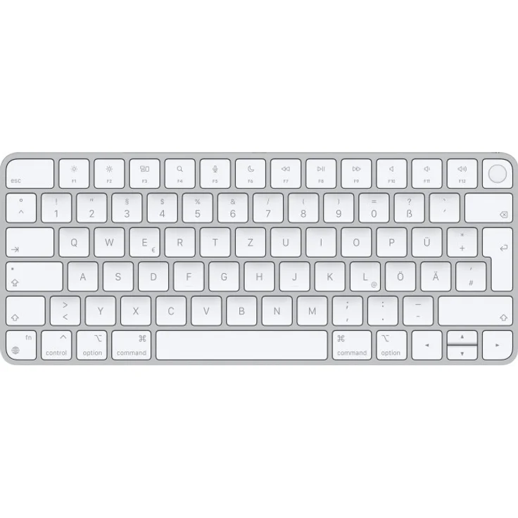 Apple Magic Keyboard mit Touch ID für Mac mit Apple Chip, silber, DE QWERTZ (MK293D/A) – Bild 1