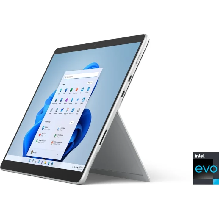 Microsoft Surface Pro 8 - 13 Zoll (2880 x 1920 Pixel) 120 Hz, Intel Core i5-1135G7, 8 GBGB RAM, 256 GBGB SSD, Windows 11 Pro 64-bit (Platin) – Bild 1