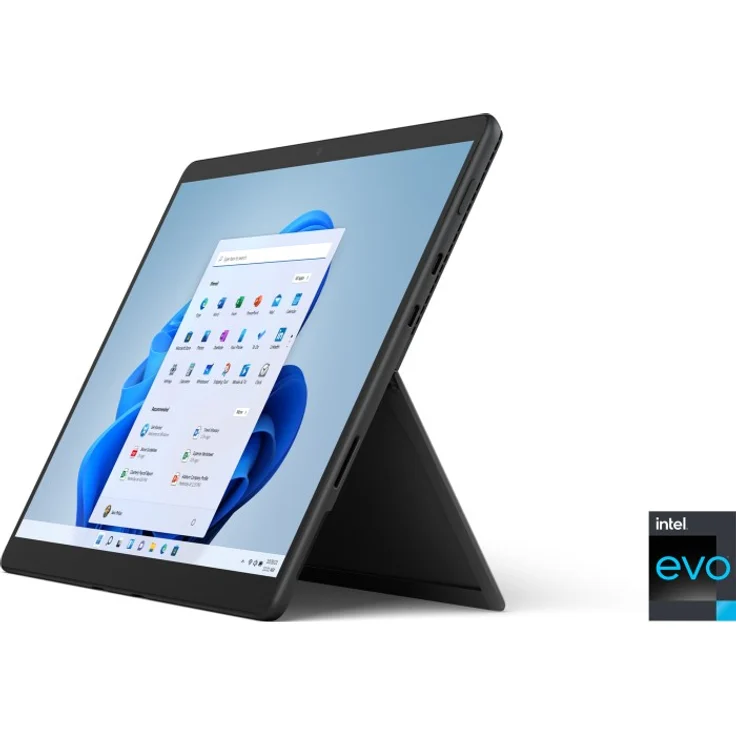 Microsoft Surface Pro 8 - 13 Zoll (2880 x 1920 Pixel) 120 Hz, Intel Core i5-1135G7, 8 GBGB RAM, 256 GBGB SSD, Windows 11 Home 64-bit (Grau) – Bild 1