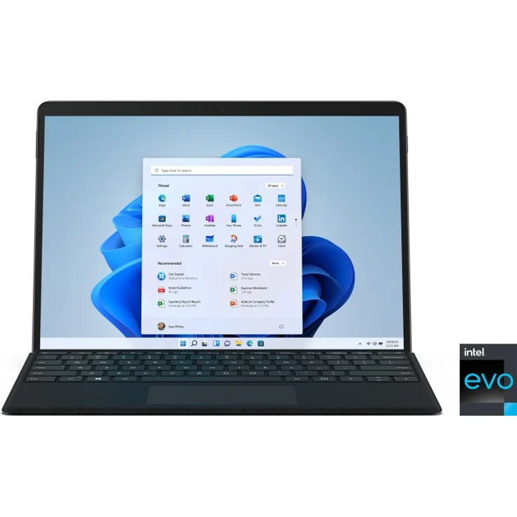 Microsoft Surface Pro 8 - 13 Zoll (2880 x 1920 Pixel) 120 Hz, Intel Core i5-1145G7, 8 GBGB RAM, 256 GBGB SSD, Windows 11 Pro 64-bit (Grau) – Bild 2