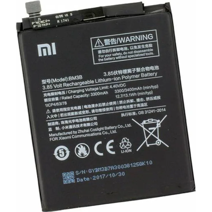 Akku Original Xiaomi Mi MIX 2, MIX 2S - BM3B, 3400 mAh