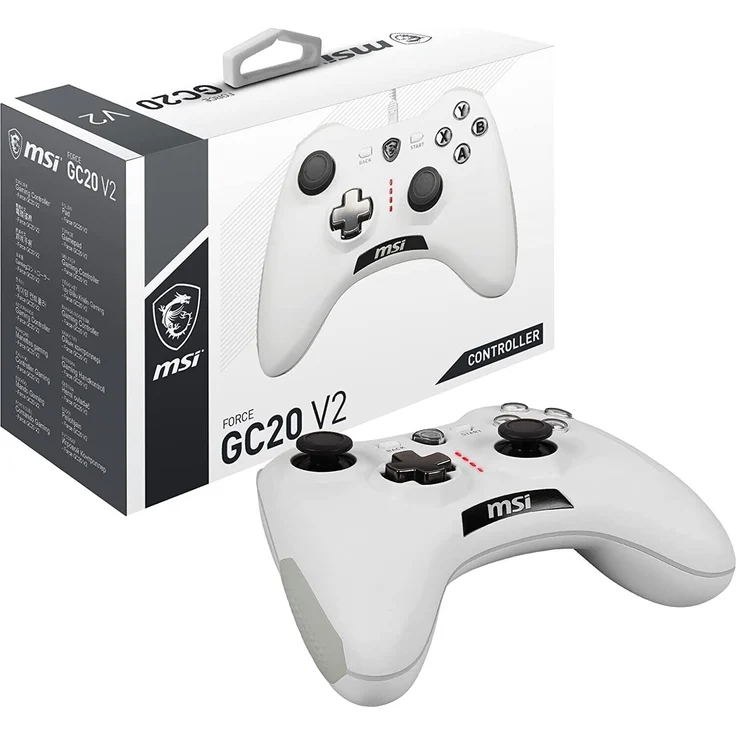 MSI Force GC20 V2 Controller, Weiß (S10-04G0020-EC4) (PC/Android)  – Bild 2