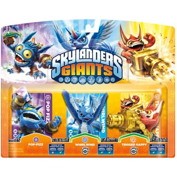 Activision Skylanders: Giants Figur Pop Fizz + Trigger Happy + Whirlwind 