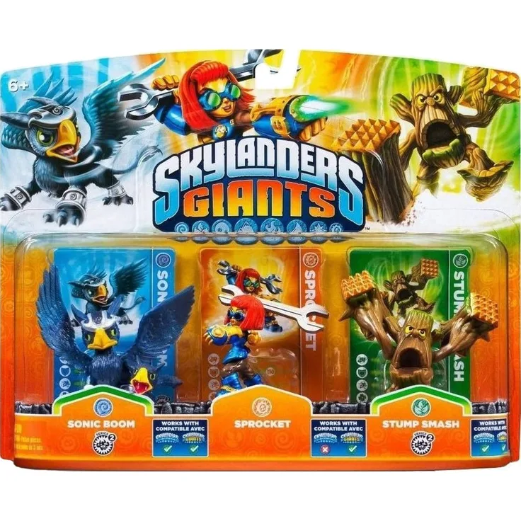 Activision Skylanders: Giants Figur Sprocket + Sonic Boom + Stump Smash 