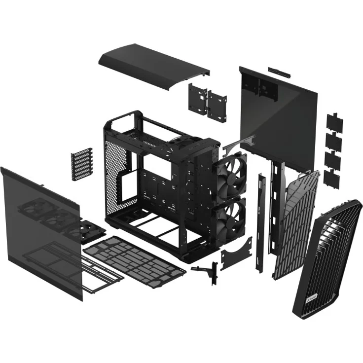 Fractal Design Torrent Black TG Dark Tint, Glasfenster (FD-C-TOR1A-06) – Bild 5