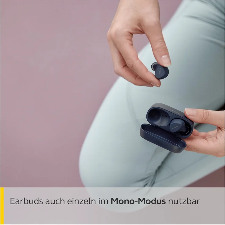 Jabra Elite 4 Active True Wireless In-Ear-Kopfhörer, Noise Cancelling, kabellos, IP57, Navy – Bild 4