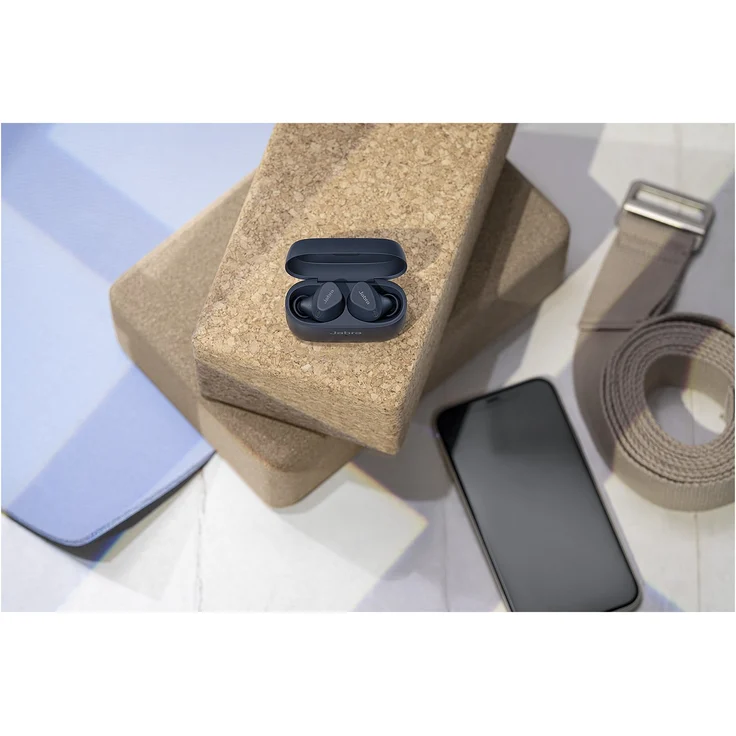 Jabra Elite 4 Active True Wireless In-Ear-Kopfhörer, Noise Cancelling, kabellos, IP57, Navy – Bild 2