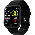 Denver SW-152 Smartwatch Unisex, 35mm, Metallgehäuse, Schwarz