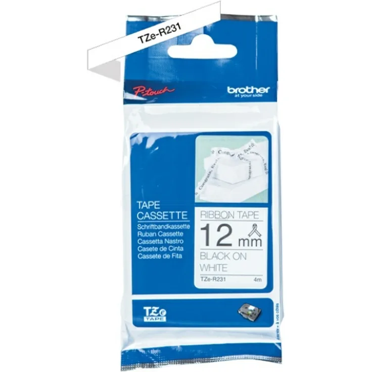 Brother TZE-R 231 Druckerzubehör schwarz white original - Preisvergleich