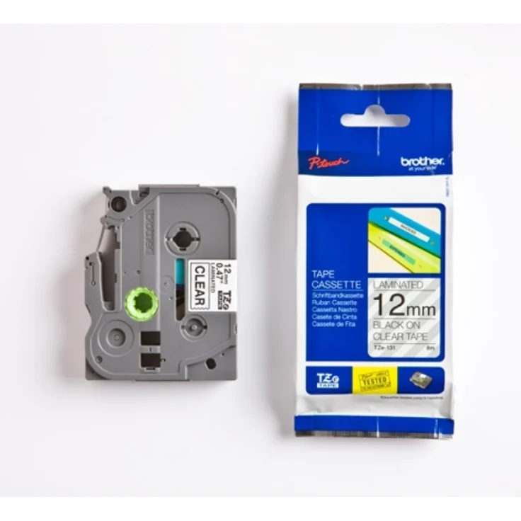 Brother TZE-131 S Druckerzubehör schwarz transparent original - Preisvergleich – Bild 1