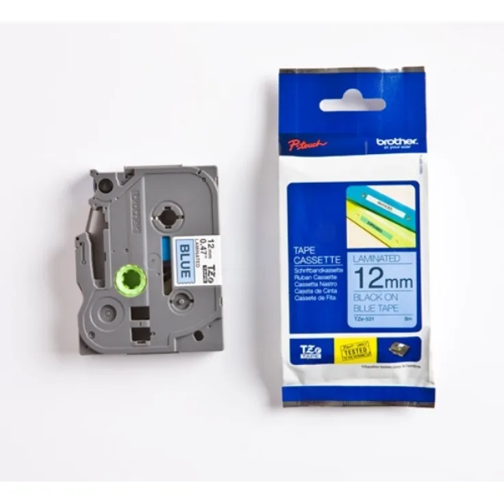 Brother TZE-531 Druckerzubehör schwarz blue original