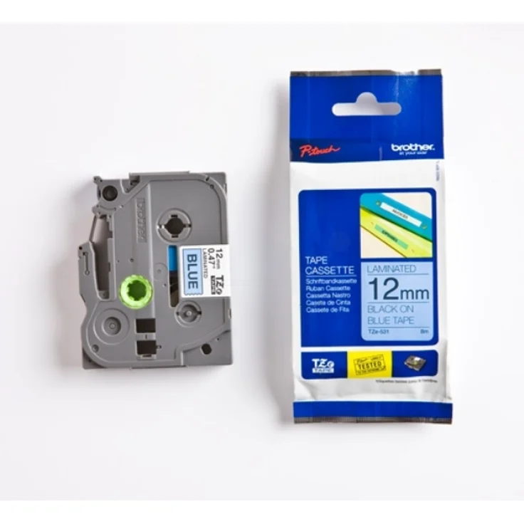Brother TZE-531 Druckerzubehör schwarz blue original