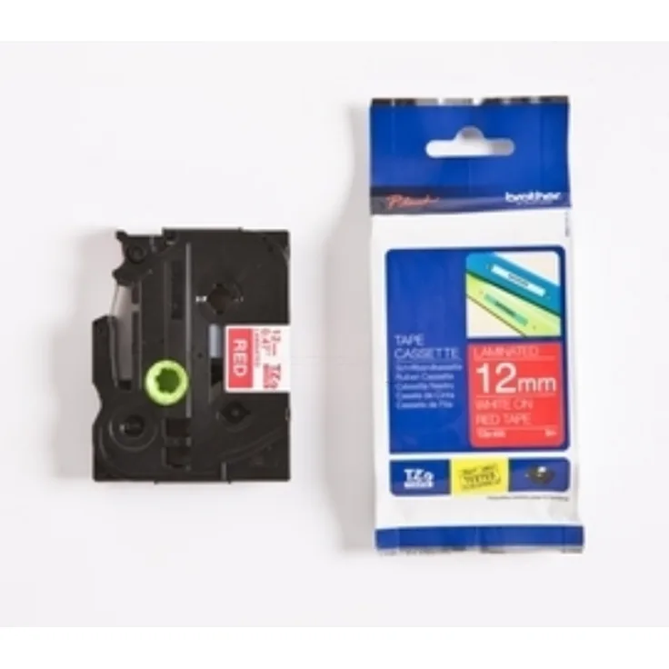 Brother TZE-435 Druckerzubehör white red original