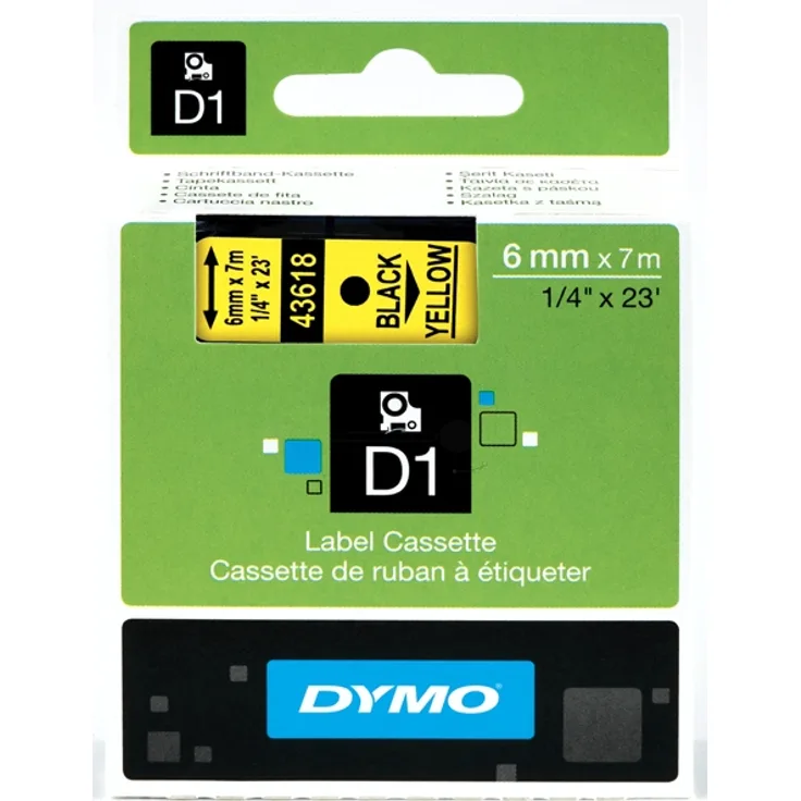 Dymo S0720790 / 43618 Druckerzubehör schwarz yellow original