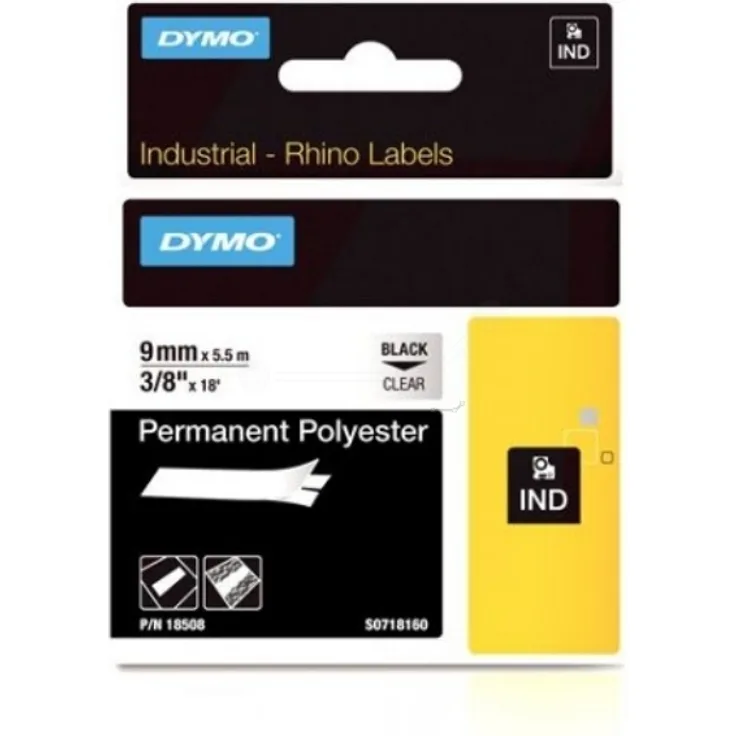 Dymo S0718160 / 18508 Druckerzubehör schwarz transparent original - Preisvergleich