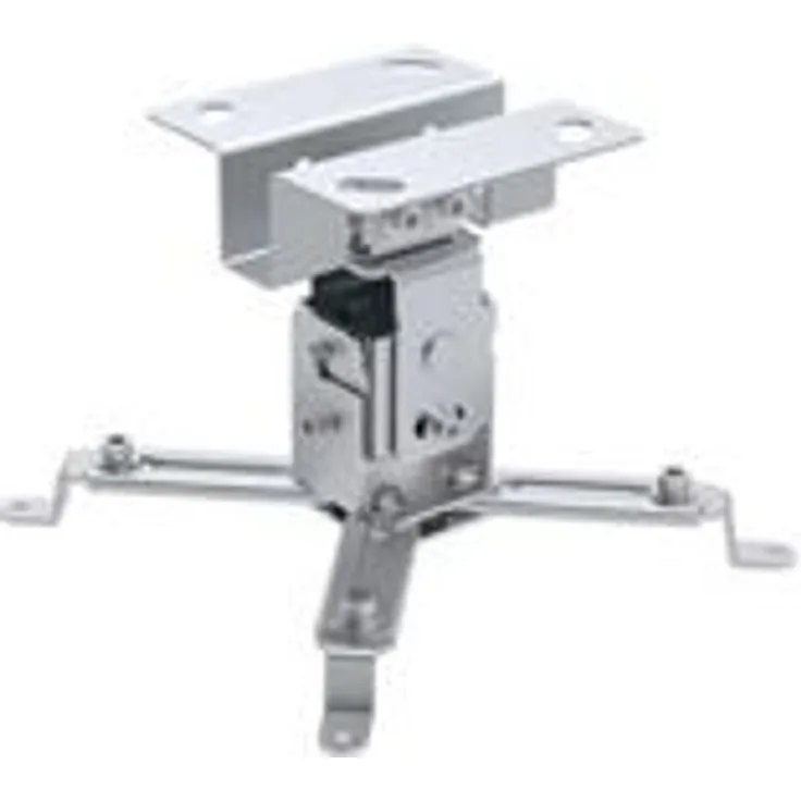 Techly Deckenhalterung f. Beamer, ausziehbar, 130mm, silber