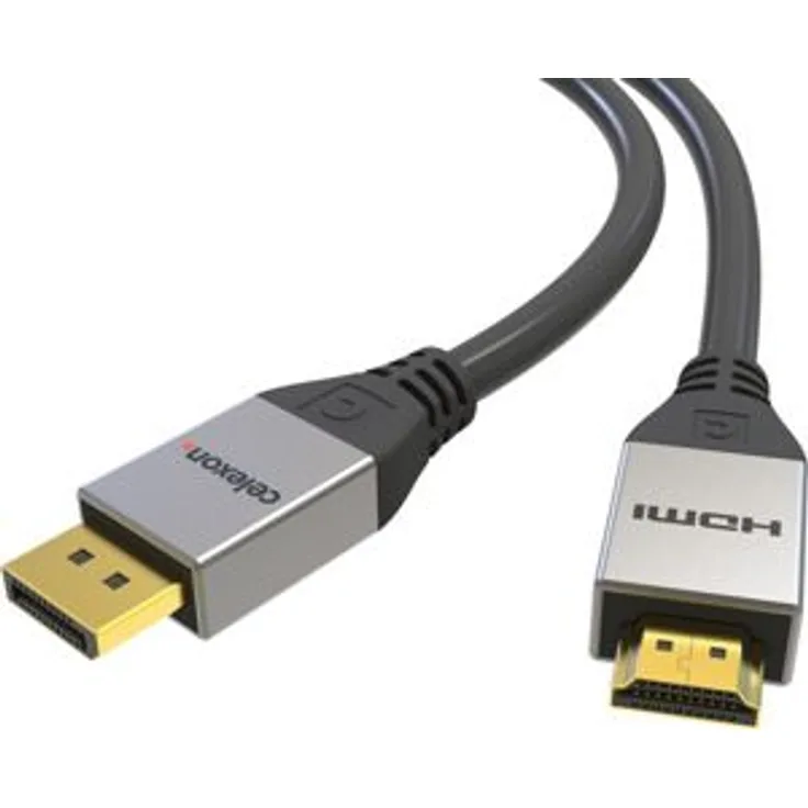 Celexon DisplayPort auf HDMI Kabel 4K 3,0m - Professional Line